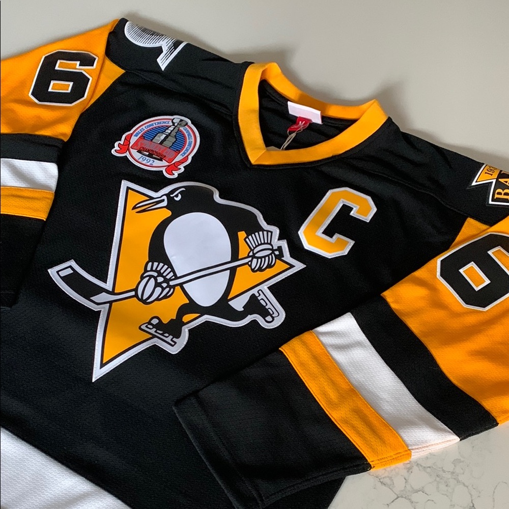 Mario Lemieux 1991-92 Mitchell & Ness Vintage Hockey Jersey